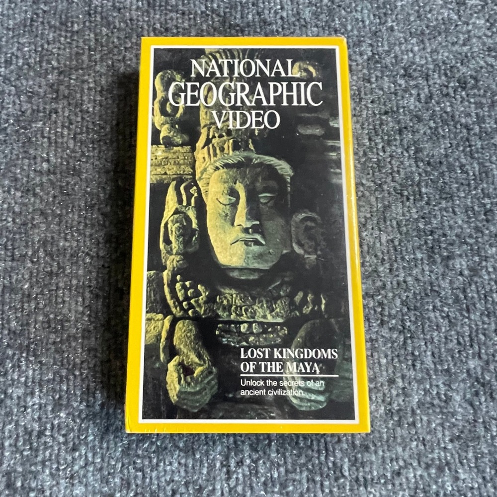 National Geographic Lost Kingdoms of the Maya VHS 1993 Documentary New Sealed